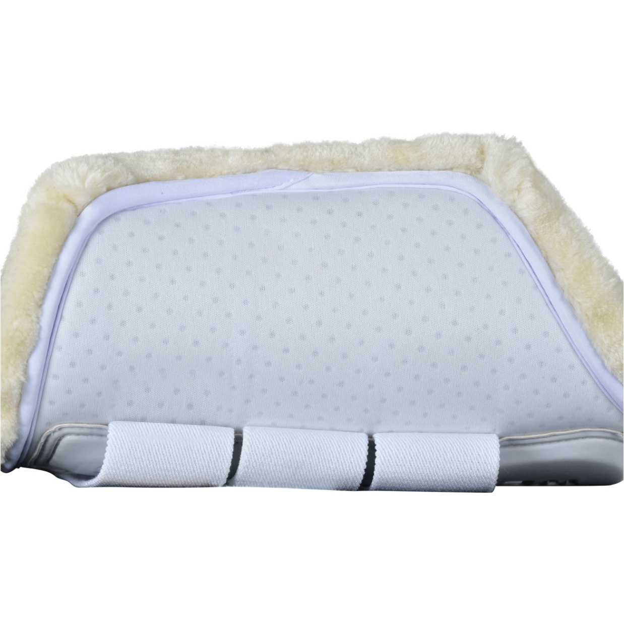 2025 Weatherbeeta Tough-Tec Comfy Fleece Brushing Boots 1027505 - White / White